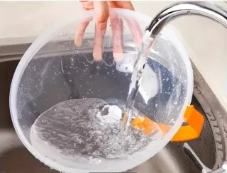 Coprimicroonde trasparente