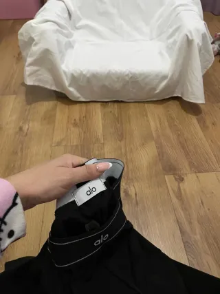 Pantalón Alo Negro Ancho