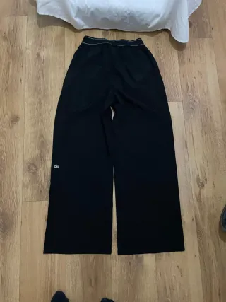 Pantalón Alo Negro Ancho
