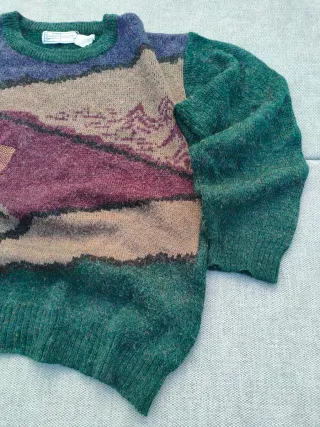 Maglione Functionals vintage - Paesaggio pesca