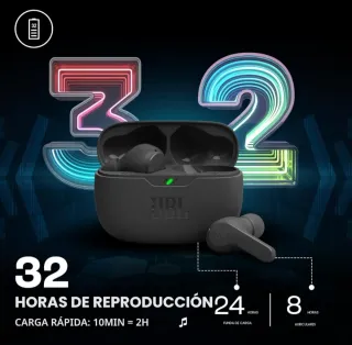 Auriculares Inalámbricos JBL Wave Beam Negros