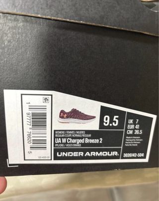 Zapatillas running Under Armour Morado/Rosa Talla