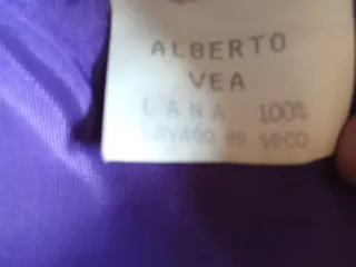 Blazer Lana Mujer T40 Morada NUEVA