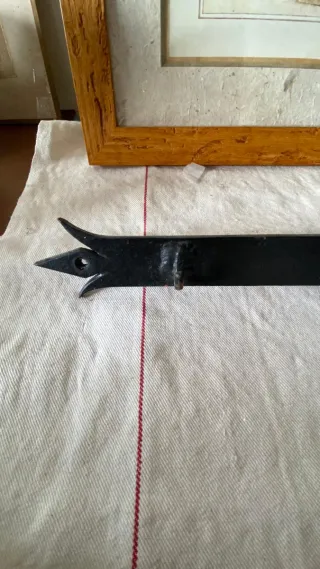 Perchero pared hierro forjado 98 cm rústico vintag