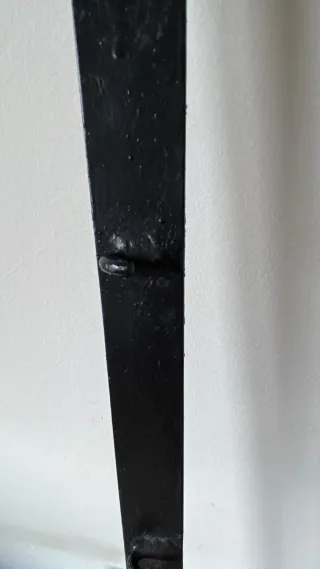 Perchero pared hierro forjado 98 cm rústico vintag