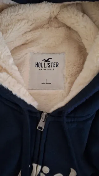 Chaqueta Hollister Azul Marino con Forro