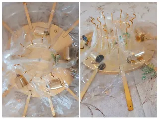 Maestoso Splendido Lampadario Murano 76x80cm Nuovo