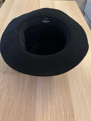 Sombrero bombín fieltro negro