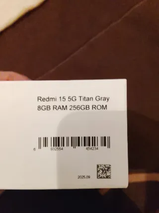 Xiaomi Redmi 15 5G 256GB Gris