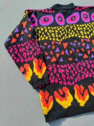 Maglione Jamie Scott con fantasie geometriche