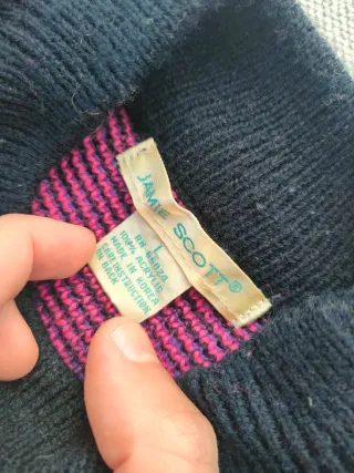 Maglione Jamie Scott con fantasie geometriche