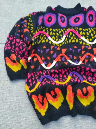 Maglione Jamie Scott con fantasie geometriche