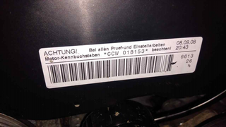 MOTOR COMPLETO AUDI A5 SPORTBACK (8T) 3.0 TDI Qua