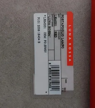 Portafoglio Unisex Luna Rossa Nuovo con Cartellino