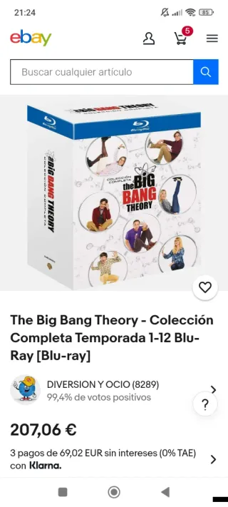 🇪🇦The Big Bang Theory Colección Completa Blu-ray