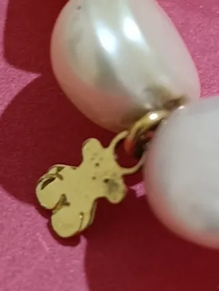 Pulsera Tous Perlas Osito Oro 750