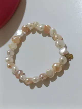 Pulsera Tous Perlas Osito Oro 750