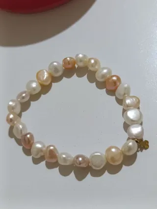 Pulsera Tous Perlas Osito Oro 750