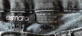 Pantalón vaquero negro campana