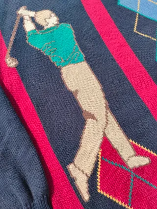 Maglione da golf con grafica ricamata - Jantzen