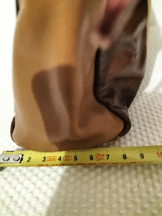 Borsetta vintage pelle multicolore