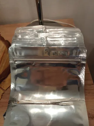 100 Buste per alimenti argento