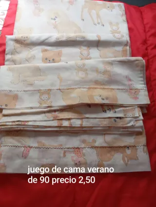 Juego de cama infantil con animales