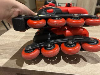 Patines niña Talla 32 + Casco Mariquita