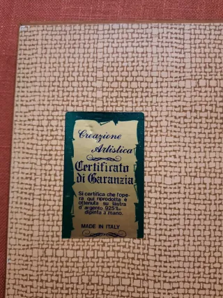 Quadro Moroni scena marina con barca