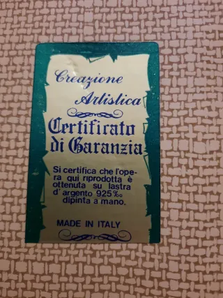 Quadro Moroni scena marina con barca