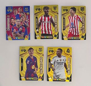 LOTE BALONES DE ORO Y CHAMPIONS ADRENALYN 25 26