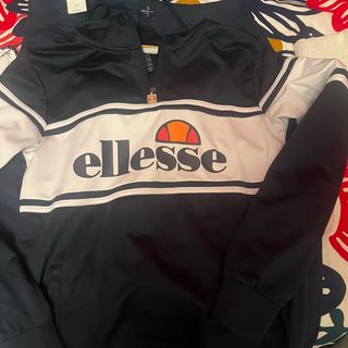 Sudadera Ellesse azul marino y Blanca Talla XS