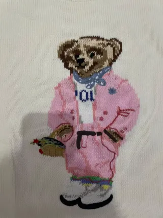 Jersey Polo Ralph Lauren Oso Rosa