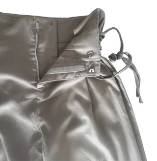 Talla XS. Pantalón ancho de SHEIN BAE.