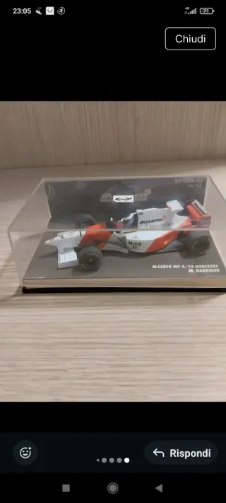 McLaren MP 4/10 M. Hakkinen Minichamps