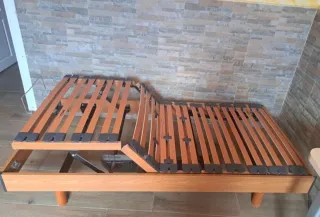 Cama articulada eléctrica con somier