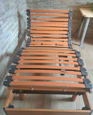 Cama articulada eléctrica con somier
