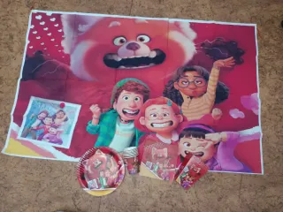 Decoración Fiesta Cumpleaños Disney Red