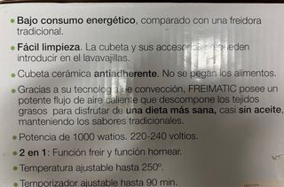 Freidora dietética FREI MATIC 5L