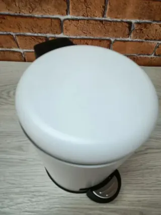 Papelera Baño con Pedal de Acero Inoxidable, 3 L.