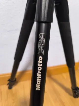 Trípode Manfrotto+Rótula+Bolsa de transporte