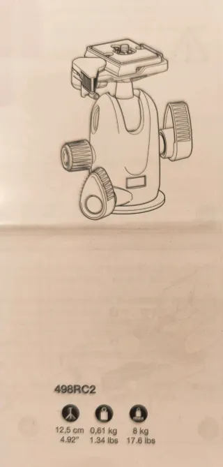 Trípode Manfrotto+Rótula+Bolsa de transporte