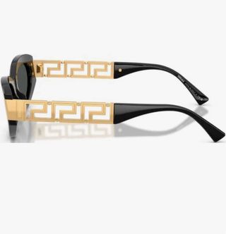 Occhiali da sole Versace neri e dorati