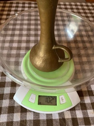 Coppia vasi ottone pesante