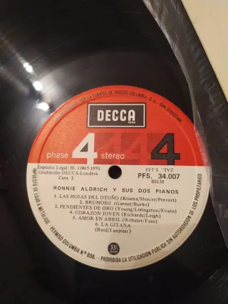 Vinilo Melodia y Percusion Para Dos Pianos