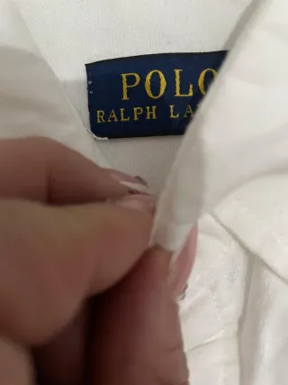 Camisa Polo Ralph Lauren Blanca