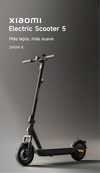 Patinete Eléctrico Xiaomi 5