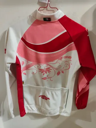 Giacca Ciclismo GiB Rossa e Bianca