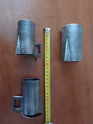 Set di bicchieri per vino da messa degli anni '50 con caraffa