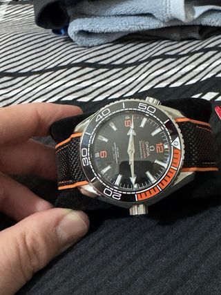 Omega Seamaster Planet Ocean 600M Bisel Naranja